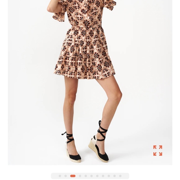 Soludos espadrille black tie up wedge size 5 - Picture 1 of 5